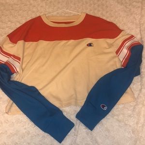 A cropped champion shirt  (never worn)